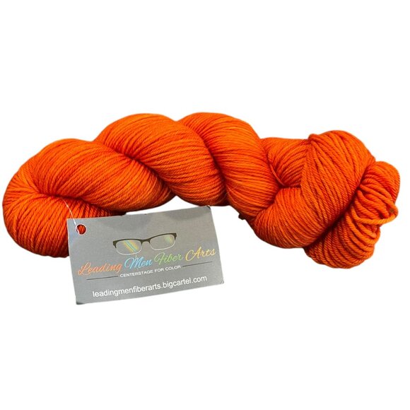 Leading Men Fiber Arts Dramaturg Yarn "Orange You Jealous?" - Picture 1 of 3